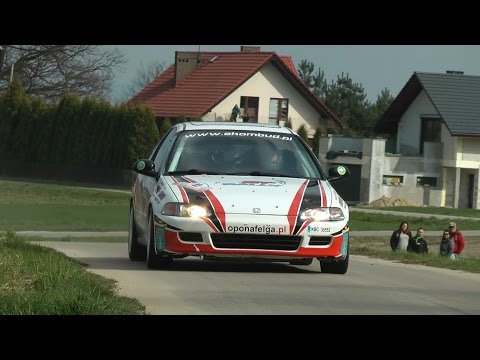 4 Rajd Mikołowski 2015 - Łukasz Mrożek Bartosz Trojanowski Honda Civic by OesRecords
