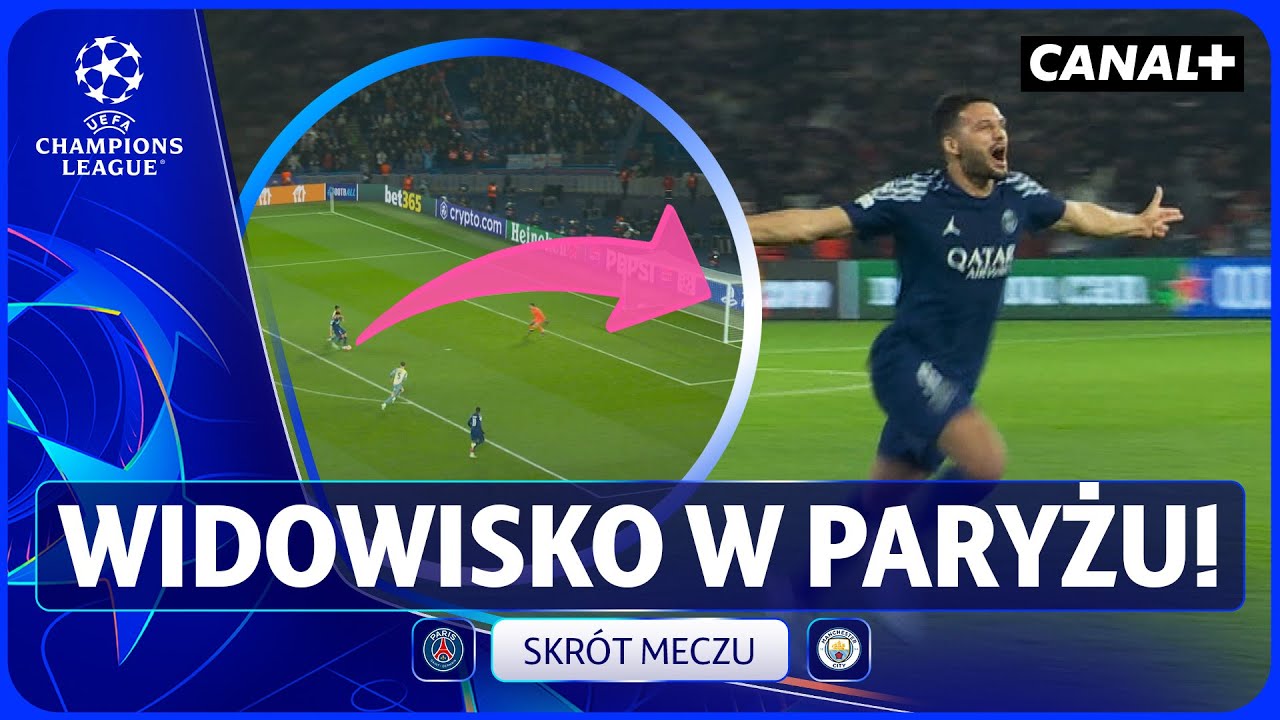 PSG WRACA DO GRY! CITY NA WYLOCIE! PSG - MANCHESTER CITY, SKRÓT MECZU