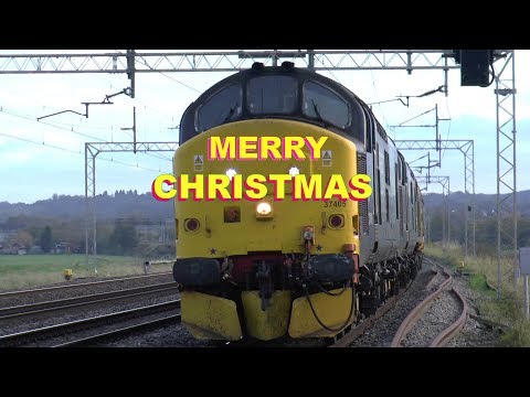 "A Class 37 Thrashing & Clagging Merry Christmas with Lights" 2017