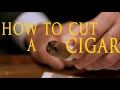 HOW TO CUT A CIGAR WITH DAVIDOFF OF LONDON [DEMO] #SHORTS