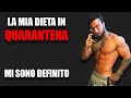 LA MIA DIETA DI DEFINIZIONE IN QUARANTENA!