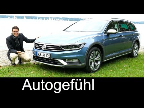 New VW Volkswagen Passat Alltrack FULL REVIEW test driven B8 offroad estate Kombi 2016 - Autogefühl