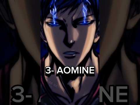 TOP 10 STRONGEST CHARACTERS IN KUROKO NO BASKET (PRIME LEVEL)#shorts#kurokonobasket#anime