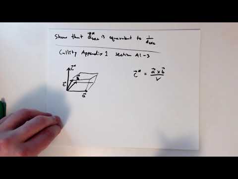 MSE585 F20 Lecture 9 Module 4 - Reciprocal Lattices Part 2