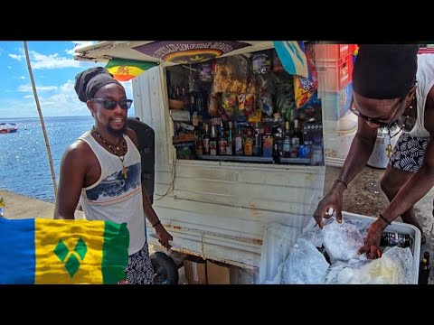 You can find almost any drink in this small shop in St.Vincent #caribbean #travel 
