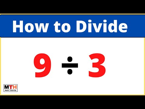9 divided by 3 (long division) || 9÷3, value of 9/3
