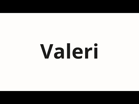 How to pronounce Valeri | Валери (Valerie in Russian)