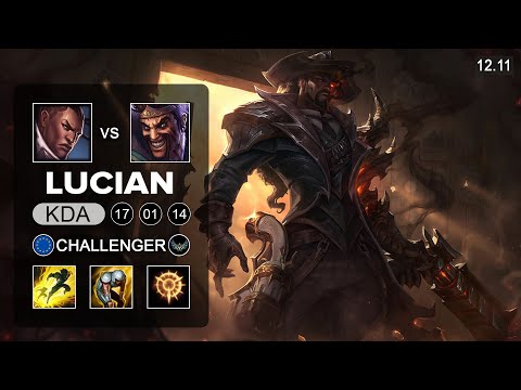 Lucian vs Draven ADC - EUW Challenger - Patch 12.11 Season 12