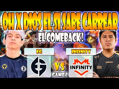 EG VS INFINITY BO3[GAME 2] PAKAZS, WISPER, MATTHEW VS MR.JEANS - DPC SA 2023 TOUR 3:DIVISION 1 -DOTA