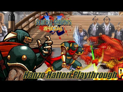 Samurai Shodown V Special (Steam/PC) - Hanzo Hattori Arcade Playthrough (End at Amakusa)