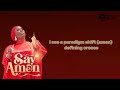 Daina Hamilton - Say Amen Lyrics video