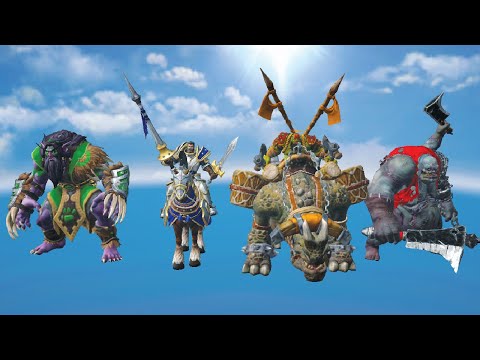 Druid Claw vs Knight vs Kodo Beast vs Abomination AllFullGrade