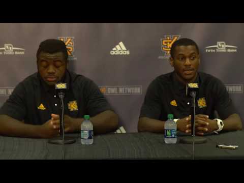 Kennesaw State Football Press Conference -- Xavier Harper, Izzy Sam (Oct. 5, 2016)