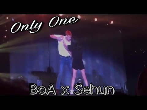 170715 BoA (보아) "Only One" ft Sehun EXO (세훈) at SMTOWN WORLD TOUR VI in Osaka