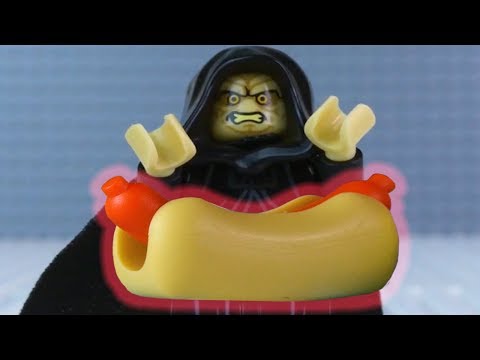 LEGO Star Wars STOP MOTION w/ Anakin Skywalker And The Hot Dog | Star Wars Lego Set | By LEGO Worlds Video