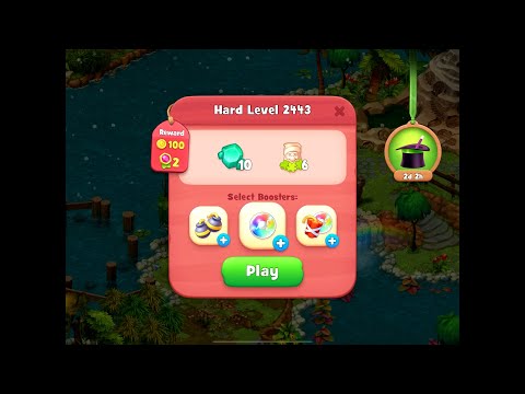 Gardenscapes Level 2443