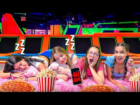 PASSAMOS A NOITE INTEIIRA NO PARQUE DE TRAMPOLIM COM NOSSOS AMIGOS YOUTUBERS