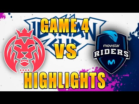 MAD Lions vs Movistar Riders Game 4 highlights Iberian cup semifinal 2021 | MAD vs MRS