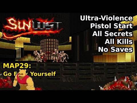 Doom II: Sunlust - MAP29: Go Frick Yourself (Ultra-Violence 100%)