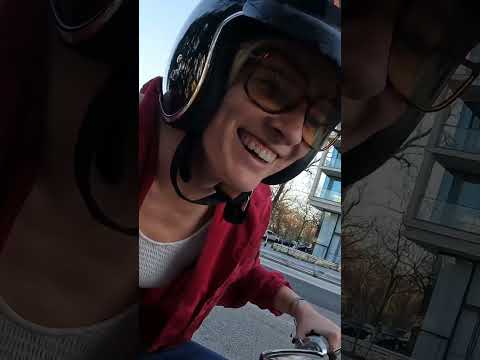 Street photography with this super cool Moped driver ....#austin #moped #photooftheday #photographer