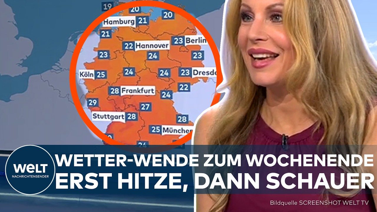 WELT-WETTER-CHECK: Gewitter im Anmarsch! Am Sonntag ist der Sommer-Spaß schon wieder vorbei