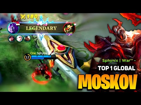 ATK SPD BUILD! Moskov Best Build 2023 [ Moskov Top 1 Global Gameplay ] By Sphynix | War™ - MLBB