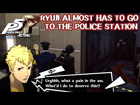 Ryuji gets questioned unfairly - Unused event - Persona 5 Royal