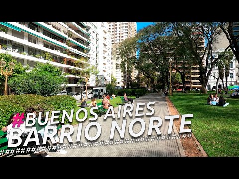 Recorriendo BARRIO NORTE I BUENOS AIRES I ARGENTINA I 4K Walking Tour VLOG