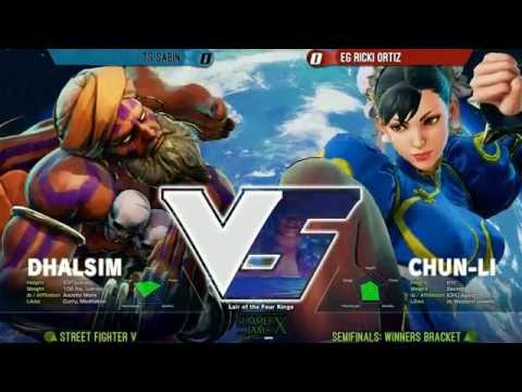 Street Fighter 5 Tournament: Summer Jam X Semis - TS Sabin (Dhalsim) v EG Ricki Ortiz (Chun-Li)