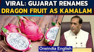 Gujarat government decides to rename dragon fruit : WATCH | Oneindia News