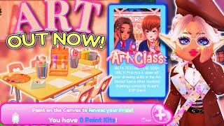 Royale High FINALLY Released A NEW CLASS To Campus 3! ART CLASS! | ROBLOX