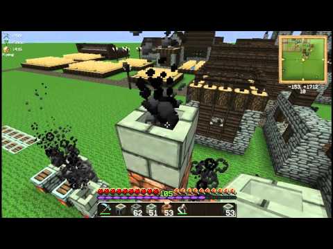 Minecraft 1.2.5 - Smoking Chimney Mod - Rauchende Schornsteine [Review|German]