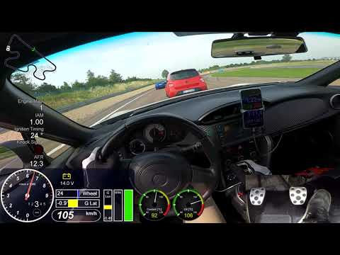 TOYOTA GT86 - Complete session with ecutek telemetry data and dangerous drivers