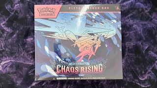 Pokemon Chaos Rising Elite Trainer Box Opening!