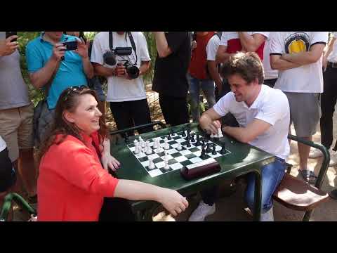Judit Polgar Tricks Magnus Carlsen