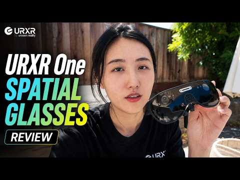 URXR One see-through and virtual screen quality outdoors