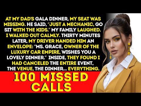 My Dad Mocked Me “Just a Mechanic” At the Gala Dinner — He Didn’t Know I Own the Luxury Car Empire.