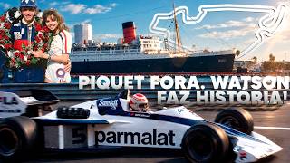 PIQUET abandona! De 22º para 1º: A corrida inacreditável de WATSON | GP Long Beach 1983