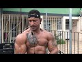 Muscle worship afther hard training