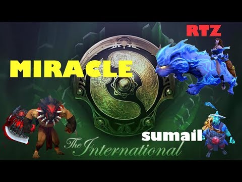MIRACLE vs SUMAIL vs RTZ player perspective TI8 best moment