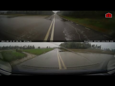 Hedemora Dashcam - SPECIAL - We got a bit of a downpour