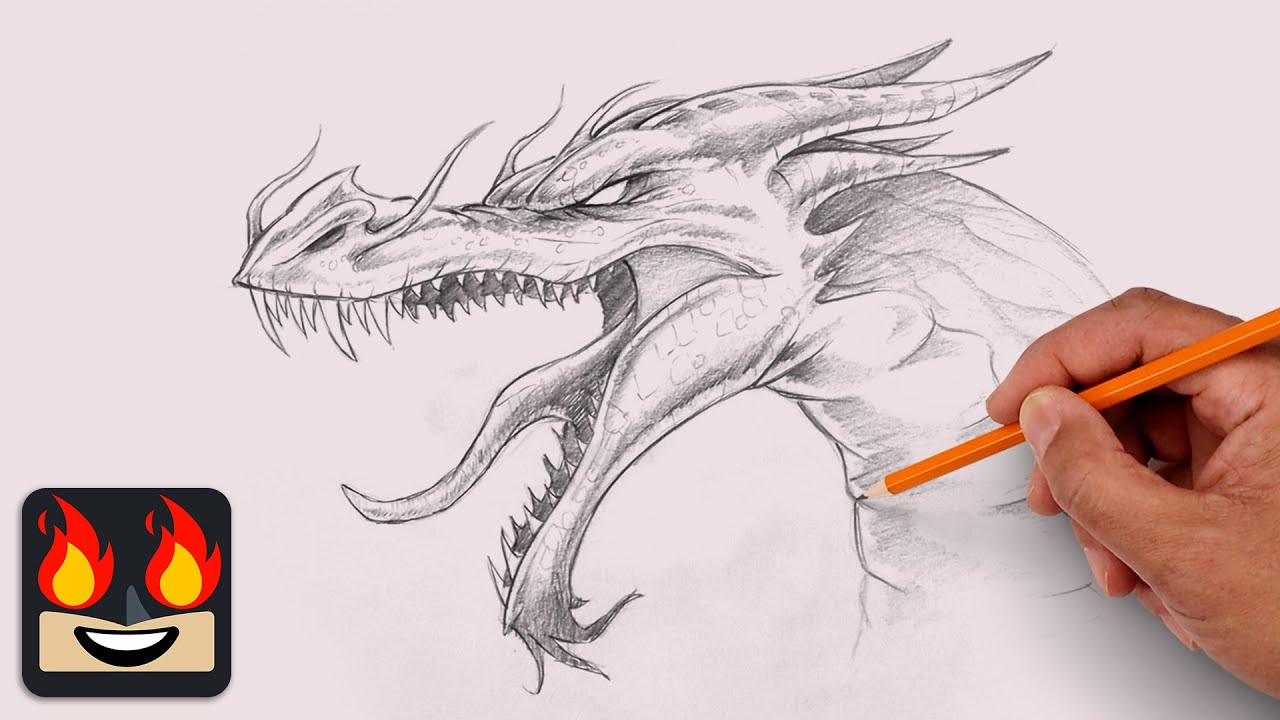 How To Draw a Dragon | Sketch Tutorial (Step-by-Step)