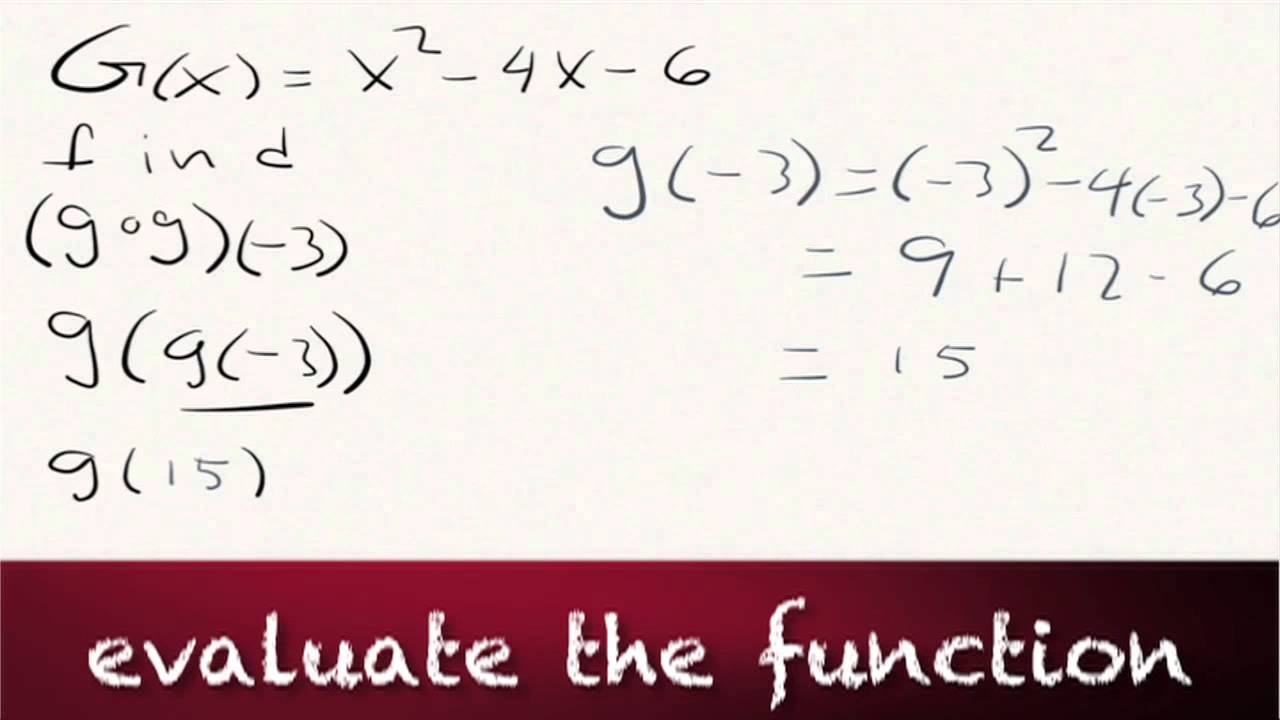 Evaluating Composition of Functions