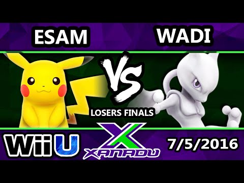 S@X 157 - PG | Esam (Pikachu) Vs. Wadi (Mewtwo) SSB4 Losers Finals - Smash Wii U - Smash 4