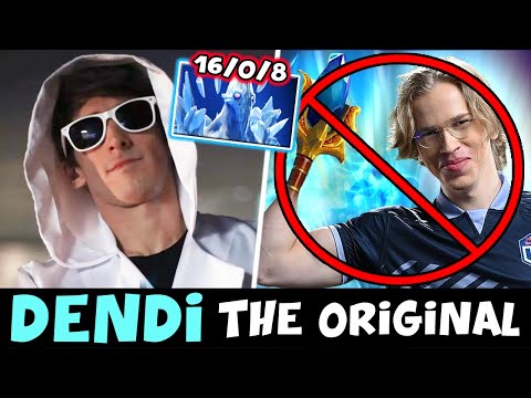 DENDI - The Original Ancient Apparition GOD - No need Aghanim's Scepter - 16Kills without Deaths