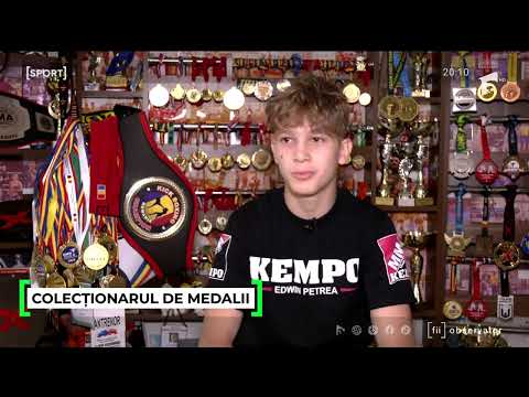 La 14 ani, Edwin Petrea e campion în cinci sporturi de contact