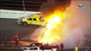 Jet-fuel fire at NASCAR Daytona 500