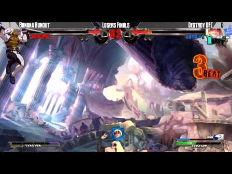 Gwinnett Brawl (May 23, 2015) - GGXrd Teams - Losers Final - Banana Runout vs Destroy DFC