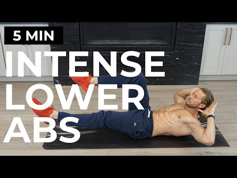 5 Minute INTENSE CORE Burn for Lower Belly Fat
