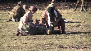 Żołnierze wyklęci w parku Kasprowicza. Inscenizacja w Szczecinie